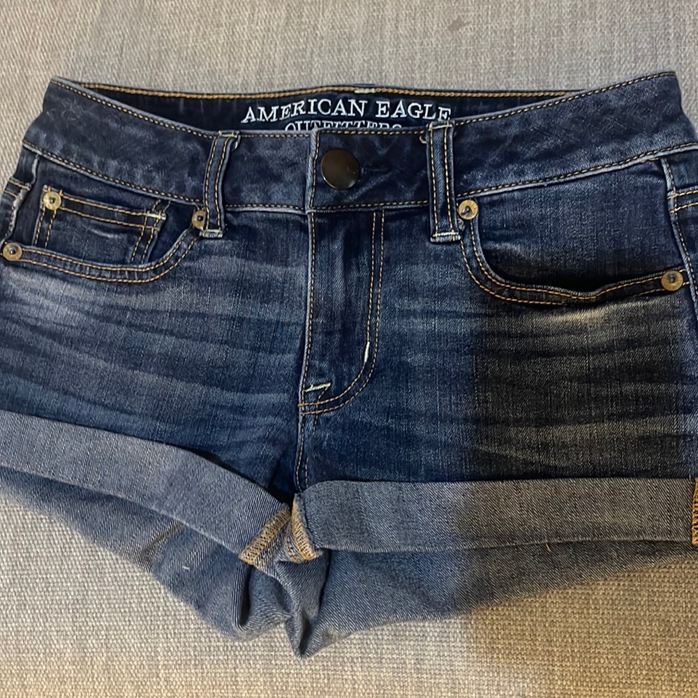 American Eagle Shortie shorts. Size 0. In great condition.